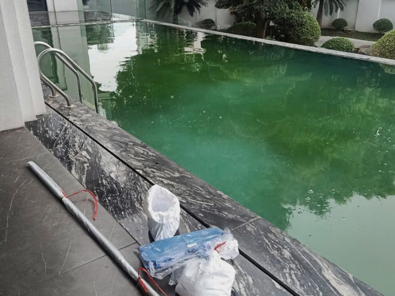 Hafuco bàn giao công trình vệ sinh bể bơi tại phường Nam Đồng, Hải Phòng