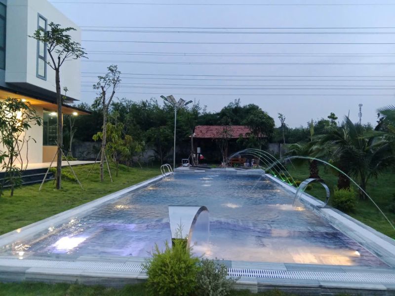 Hafuco bàn giao công trình bể bơi nghỉ dưỡng tại Phường Trần Lãm, Hưng Yên