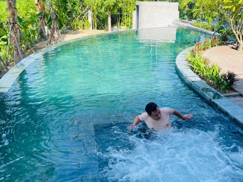 Hafuco bàn giao công trình thi công bể bơi tại Xã Sông Lô, Phú Thọ