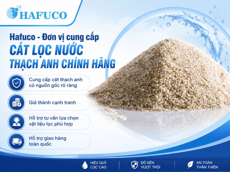 Cát lọc nước thạch anh