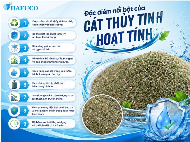 cát thủy tinh hoạt tính