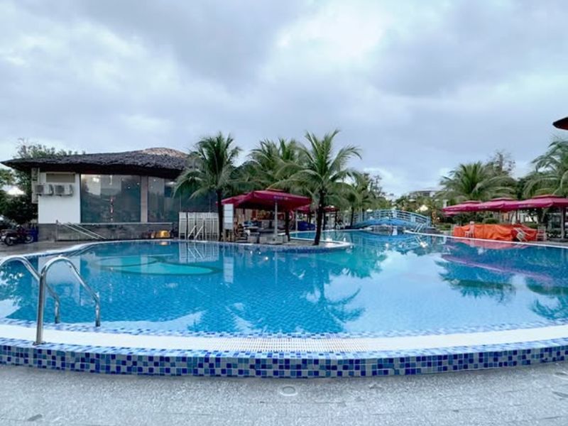 Hafuco bàn giao công trình lắp đặt thanh thoát tràn bể bơi tại Mỹ Gia
