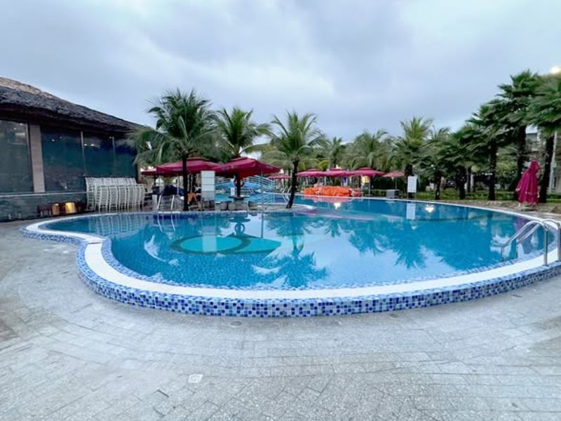 Hafuco bàn giao công trình lắp đặt thanh thoát tràn bể bơi tại Mỹ Gia