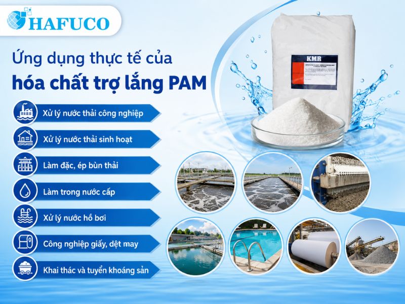 Hóa chất trợ lắng PAM