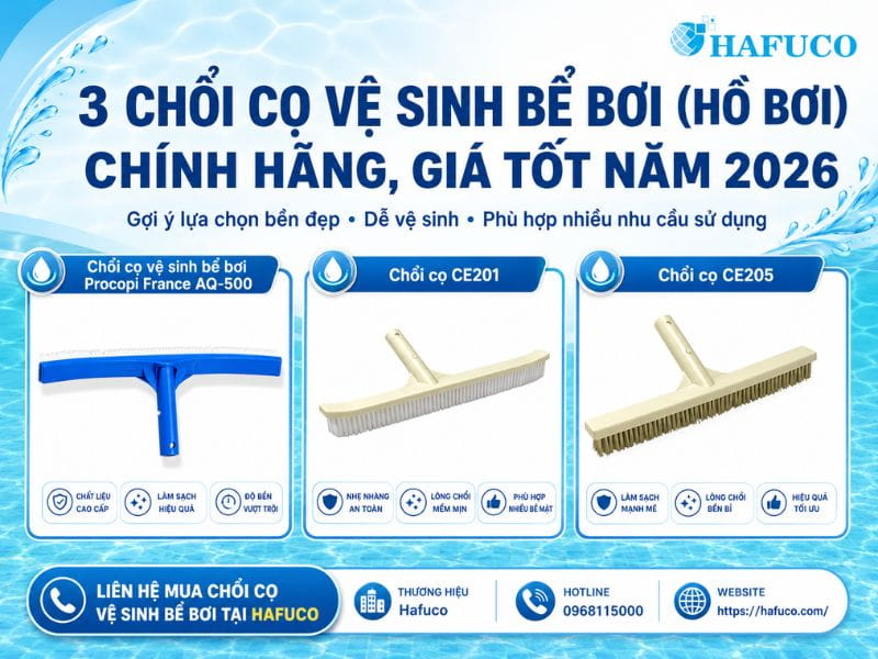 chổi cọ vệ sinh bể bơi