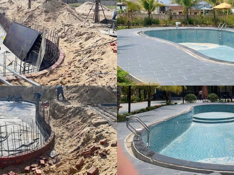 Hafuco bàn giao công trình thi công bể bơi tại Phường Phan Thiết, Lâm Đồng