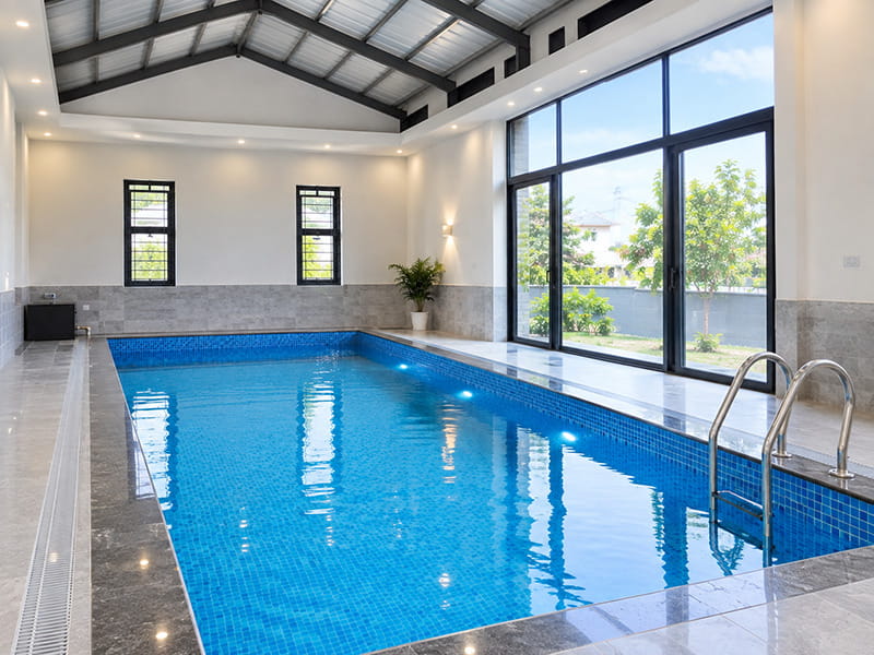 Hafuco hoàn thiện công trình bể bơi trong nhà tại thành phố Vinh, Nghệ An