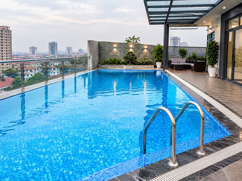 Hafuco bàn giao công trình bể bơi sân thượng tại phường Hà Đông, Hà Nội