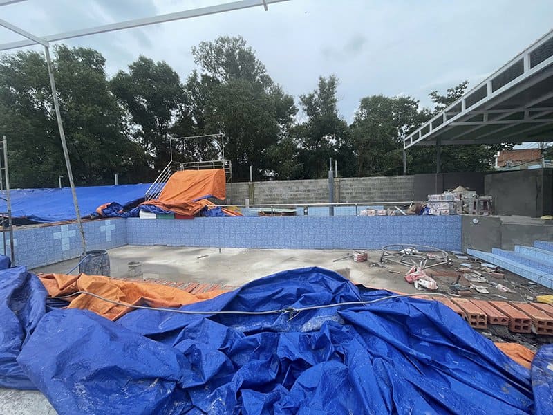 Hafuco thi công và lắp đặt thiết bị bể bơi tại xã Hữu Lũng, Lạng Sơn
