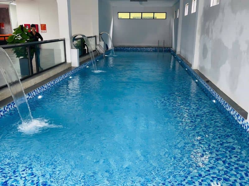 Hafuco thi công bể bơi resort tại xã Ba Bể, Thái Nguyên