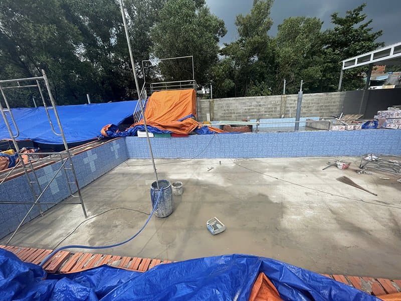 Hafuco thi công và lắp đặt thiết bị bể bơi tại xã Hữu Lũng, Lạng Sơn
